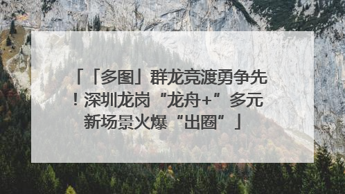 「多图」群龙竞渡勇争先！深圳龙岗“龙舟+”多元新场景火爆“出圈”