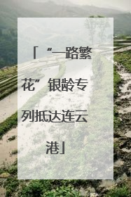 “一路繁花”银龄专列抵达连云港