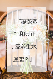 “凉茶老三”和其正，靠养生水逆袭？