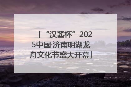 “汉酱杯”2025中国·济南明湖龙舟文化节盛大开幕
