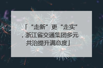 “走新”更“走实”，浙江省交通集团多元共治提升满意度