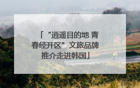 “逍遥目的地 青春经开区”文旅品牌推介走进韩国