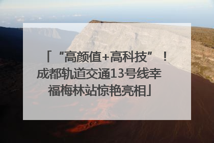 “高颜值+高科技”！成都轨道交通13号线幸福梅林站惊艳亮相