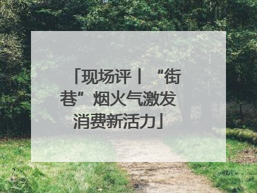 现场评丨“街巷”烟火气激发消费新活力