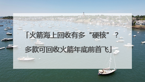 火箭海上回收有多“硬核”？多款可回收火箭年底前首飞