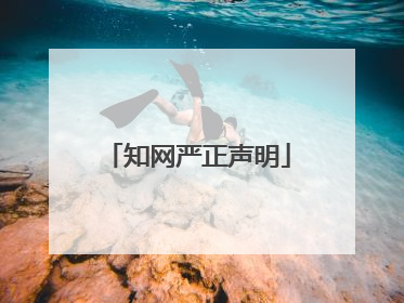 知网严正声明
