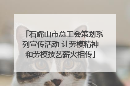 石嘴山市总工会策划系列宣传活动 让劳模精神和劳模技艺薪火相传