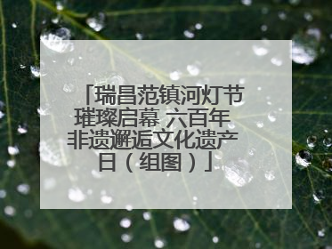 瑞昌范镇河灯节璀璨启幕 六百年非遗邂逅文化遗产日（组图）