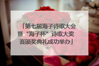 第七届海子诗歌大会暨“海子杯”诗歌大奖赛颁奖典礼成功举办