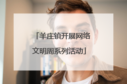 羊庄镇开展网络文明周系列活动