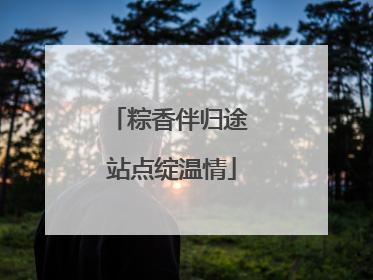 粽香伴归途 站点绽温情