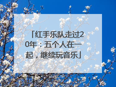 红手乐队走过20年：五个人在一起，继续玩音乐