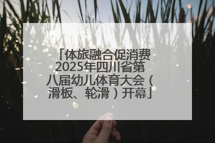 体旅融合促消费 2025年四川省第八届幼儿体育大会（滑板、轮滑）开幕