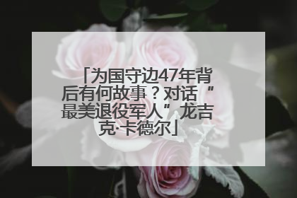 为国守边47年背后有何故事？对话“最美退役军人”龙吉克·卡德尔