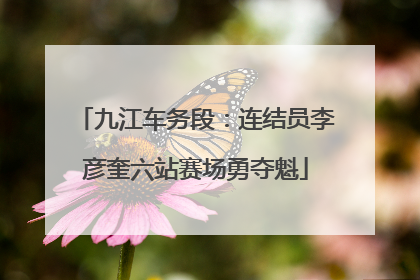 九江车务段：连结员李彦奎六站赛场勇夺魁