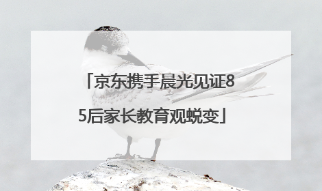 京东携手晨光见证85后家长教育观蜕变