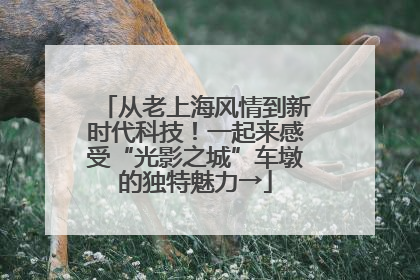 从老上海风情到新时代科技！一起来感受“光影之城”车墩的独特魅力→
