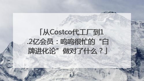 从Costco代工厂到1.2亿会员：鸣鸣很忙的“白牌进化论”做对了什么？