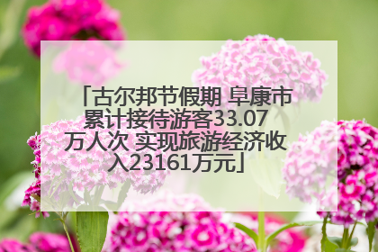 古尔邦节假期 阜康市累计接待游客33.07万人次 实现旅游经济收入23161万元