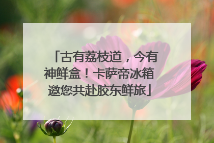 古有荔枝道，今有神鲜盒！卡萨帝冰箱邀您共赴胶东鲜旅