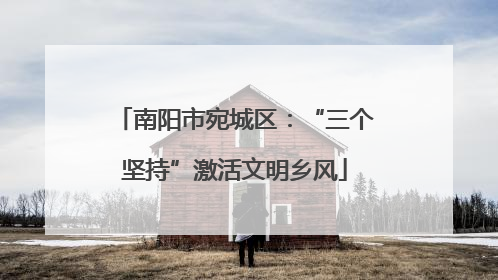 南阳市宛城区：“三个坚持”激活文明乡风