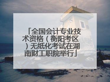 全国会计专业技术资格（衡阳考区）无纸化考试在湖南财工职院举行