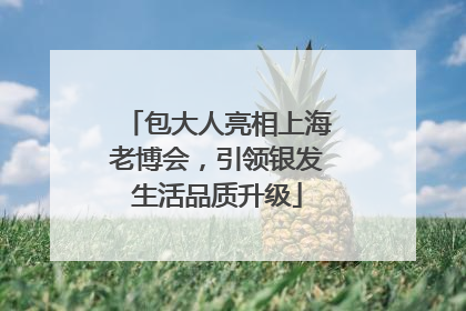 包大人亮相上海老博会，引领银发生活品质升级