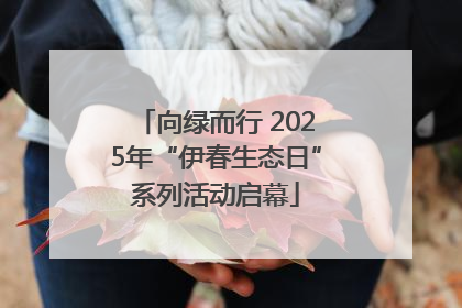 向绿而行 2025年“伊春生态日”系列活动启幕