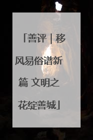 善评｜移风易俗谱新篇 文明之花绽善城
