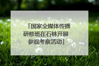 国家全媒体传播研修班在石林开展参观考察活动