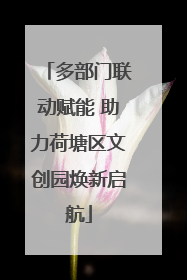 多部门联动赋能 助力荷塘区文创园焕新启航