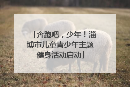奔跑吧，少年！淄博市儿童青少年主题健身活动启动