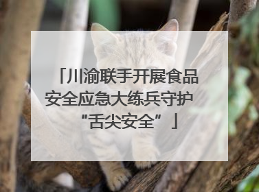 川渝联手开展食品安全应急大练兵守护“舌尖安全”