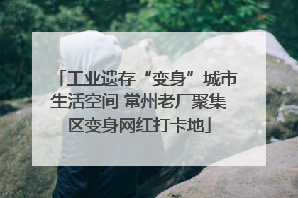 工业遗存“变身”城市生活空间 常州老厂聚集区变身网红打卡地