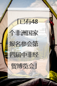 已有48个非洲国家报名参会第四届中非经贸博览会