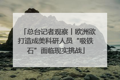 总台记者观察丨欧洲欲打造成美科研人员“吸铁石”面临现实挑战