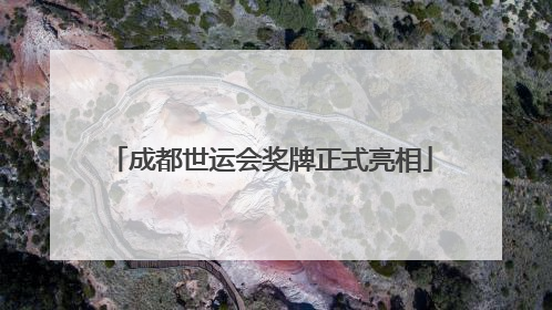 成都世运会奖牌正式亮相