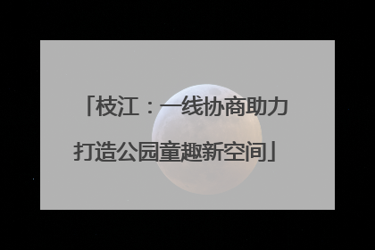 枝江：一线协商助力打造公园童趣新空间