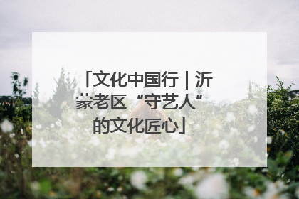 文化中国行｜沂蒙老区“守艺人”的文化匠心