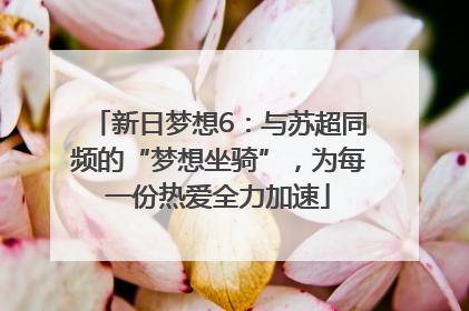 新日梦想6：与苏超同频的“梦想坐骑”，为每一份热爱全力加速
