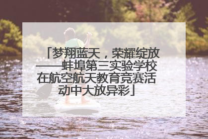 梦翔蓝天，荣耀绽放——蚌埠第三实验学校在航空航天教育竞赛活动中大放异彩