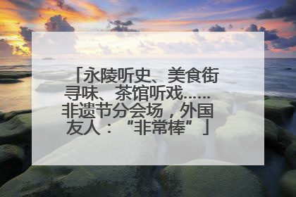 永陵听史、美食街寻味、茶馆听戏……非遗节分会场，外国友人：“非常棒”