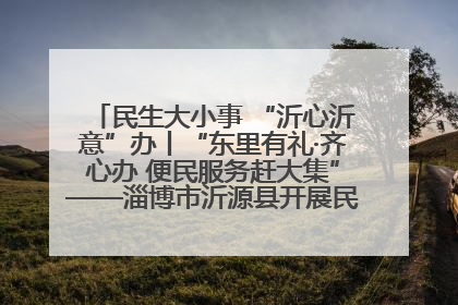 民生大小事 “沂心沂意”办丨“东里有礼·齐心办 便民服务赶大集”——淄博市沂源县开展民生政策宣传活动