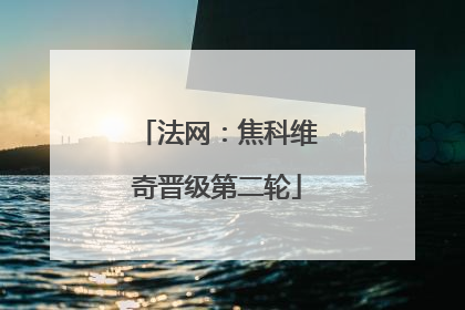法网：焦科维奇晋级第二轮