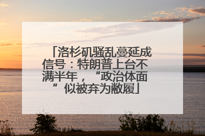 洛杉矶骚乱蔓延成信号：特朗普上台不满半年，“政治体面”似被弃为敝履