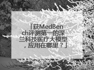 获MedBench评测第一的深兰科技医疗大模型，应用在哪里？