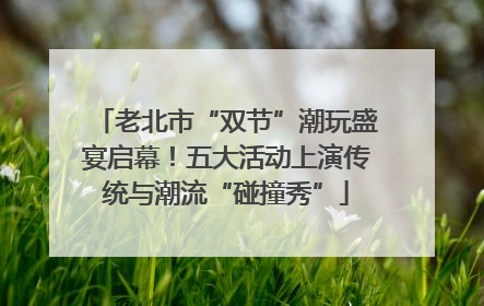 老北市“双节”潮玩盛宴启幕！五大活动上演传统与潮流“碰撞秀”