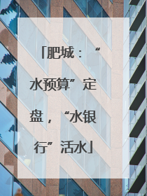 肥城：“水预算”定盘，“水银行”活水