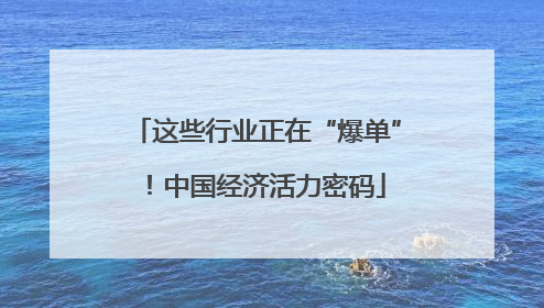 这些行业正在“爆单”！中国经济活力密码