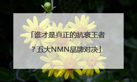 谁才是真正的抗衰王者？五大NMN品牌对决